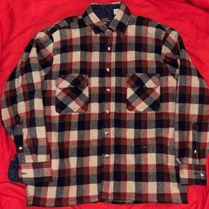 Vintage Hudson’s men’s flannel coat